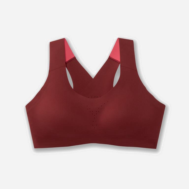 Brooks Dare Crossback Womens Running Bra Ireland Beet/Red/burgundy (UOSL-52894)